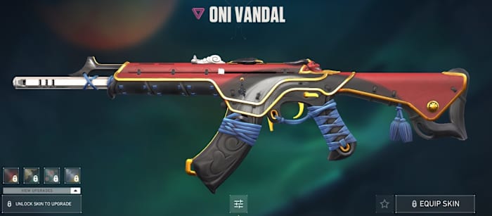 oni vandal valorant skin